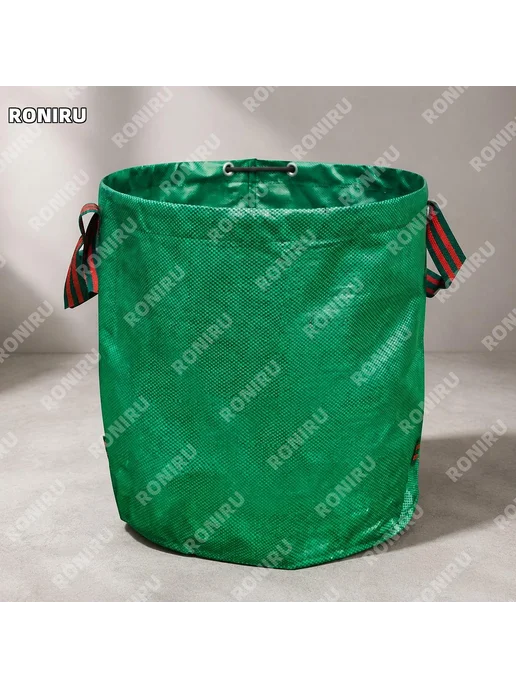 Садовый мешок для листьев 500 л 80х100 см, 80x100 см, 500 л, фото 5