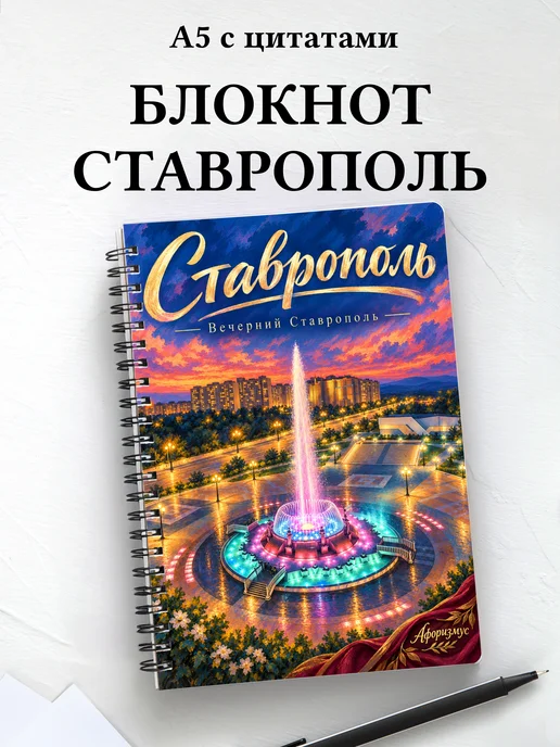 Блокнот Ставрополь с мотивирующими цитатами