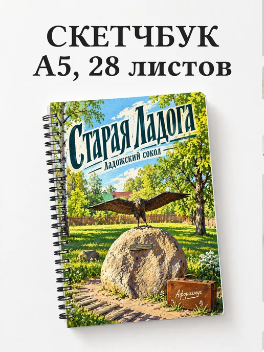 Скетчбук Старая Ладога