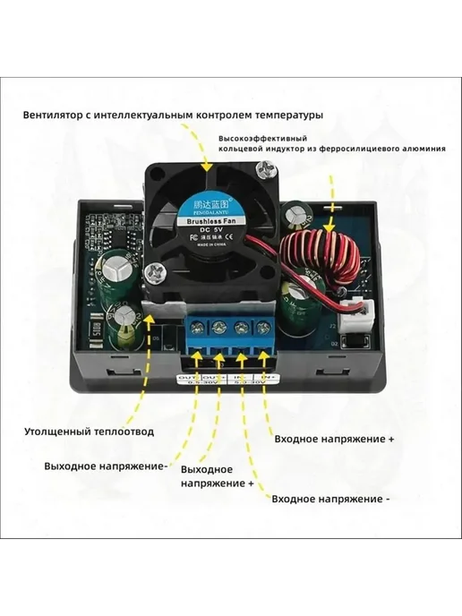 Лабораторный регулируемый регулируемый источник питания ZK-4, вариант, фото 5