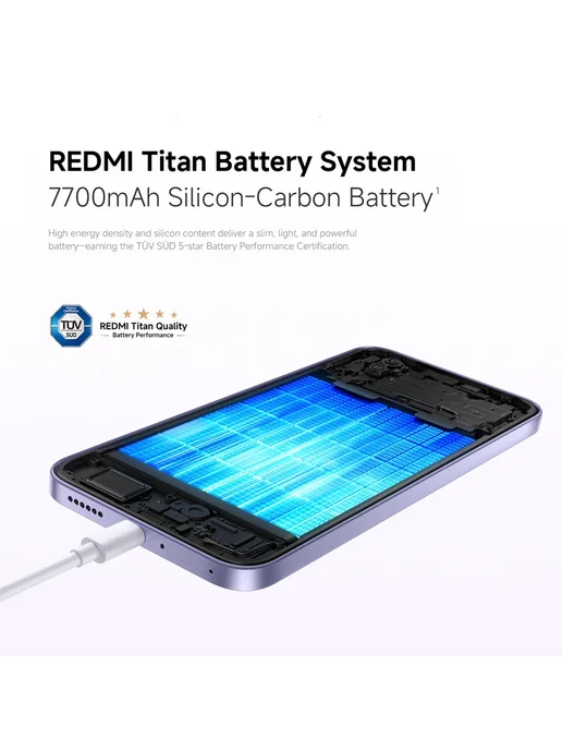 Смартфон Xiaomi Redmi Note 17 6/256 ГБ, фиолетовый, фото 3