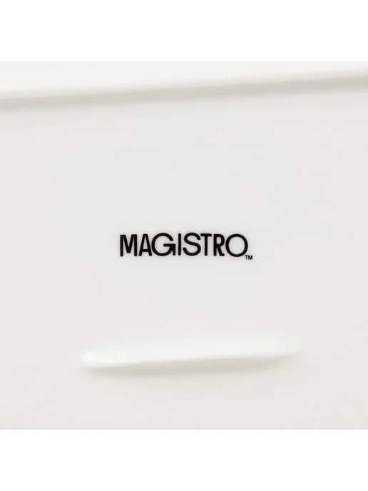 Magistro Маслёнка Бланш, 16х8 см, фарфор, белая, 16x8 см, фото 4