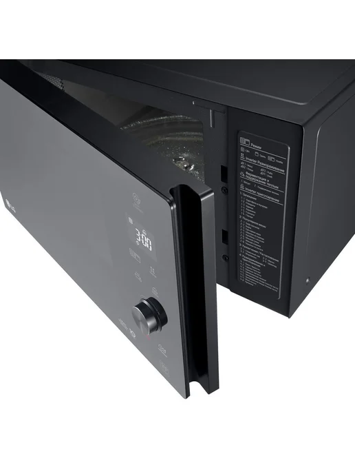 LG Микроволновая печь с грилем NeoChef MB65W65DIR, черный, фото 7
