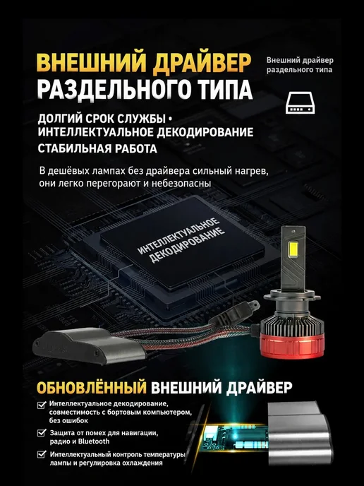 KVAZARLAMP Лед лампы H11 светодиодные led, вариант, фото 7