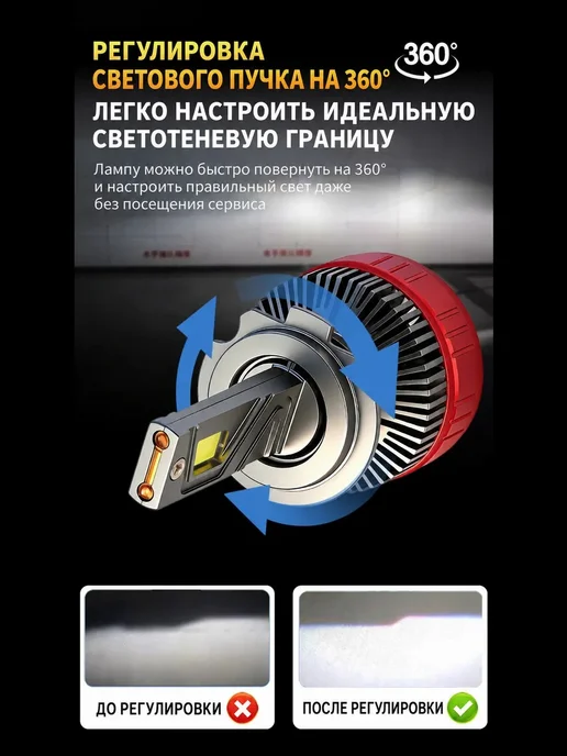 KVAZARLAMP Лед лампы H11 светодиодные led, вариант, фото 8