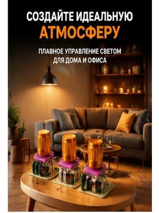 Электрический диммер с по оротным регулятором 1 наб, вариант, фото 3