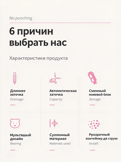 Медвежья электрическая точилка для карандашей, синий, фото 2