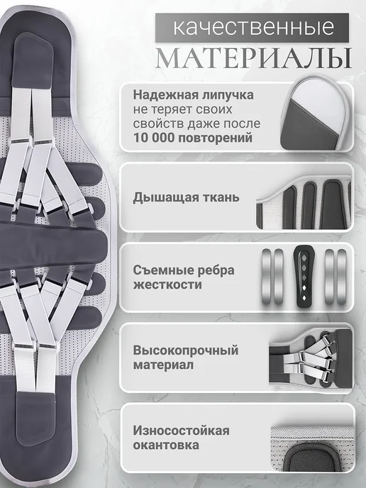 NeviOrt Пояс для спины, корсет пояснично-крестцовый ортопедический, вариант, фото 5