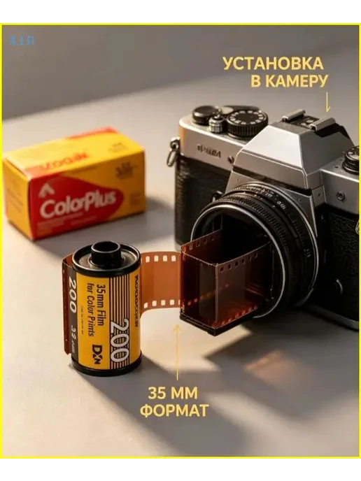 Качественный фотоматериал 35мм, цветная негативная пленка на, вариант, фото 3