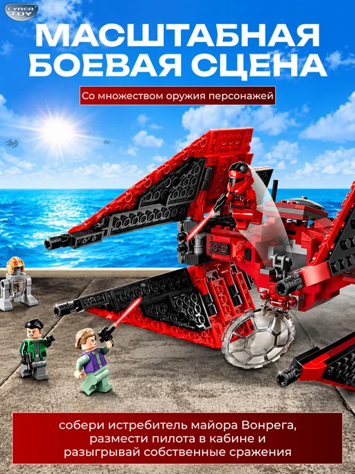 Cyber Toy Конструктор Истребитель СИД майора Вонрега, вариант, фото 4