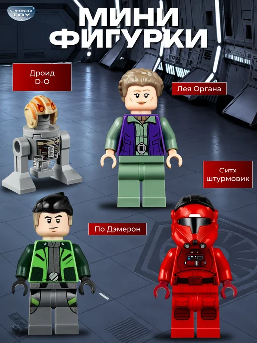 Cyber Toy Конструктор Истребитель СИД майора Вонрега, вариант, фото 5