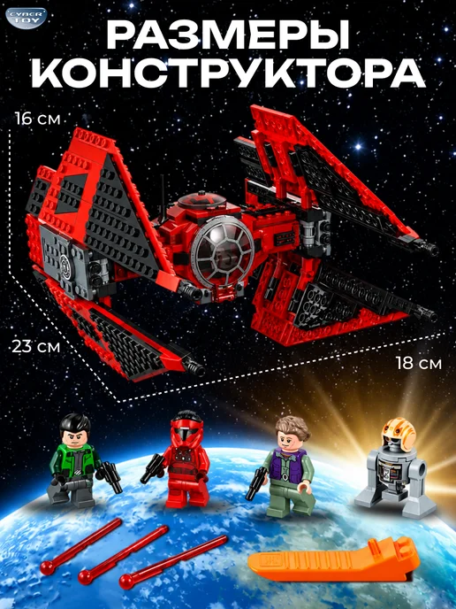 Cyber Toy Конструктор Истребитель СИД майора Вонрега, вариант, фото 6