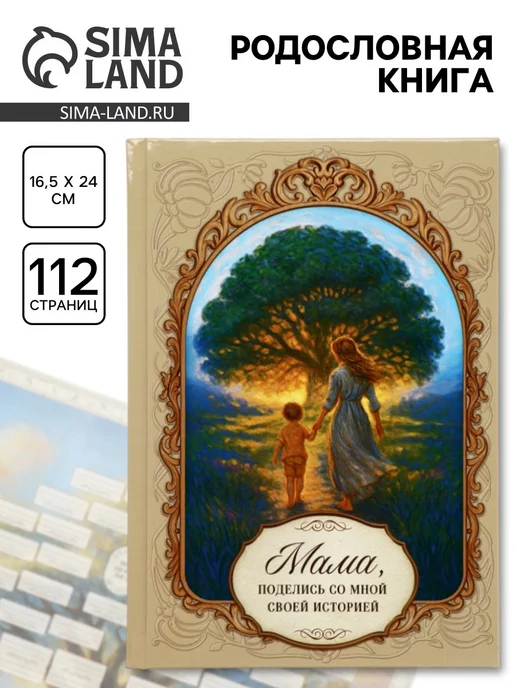 Сималенд Родословная книга Расскажи о себе, мама, бежевый