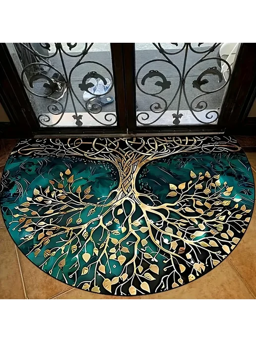 VIKAMA Life Tree Полукруглый коврик для прихожей, вариант, фото 3