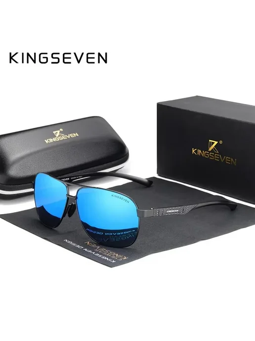 KingSeven 2024 Поляризованные Солнцезащитные Очки, черный, фото 2