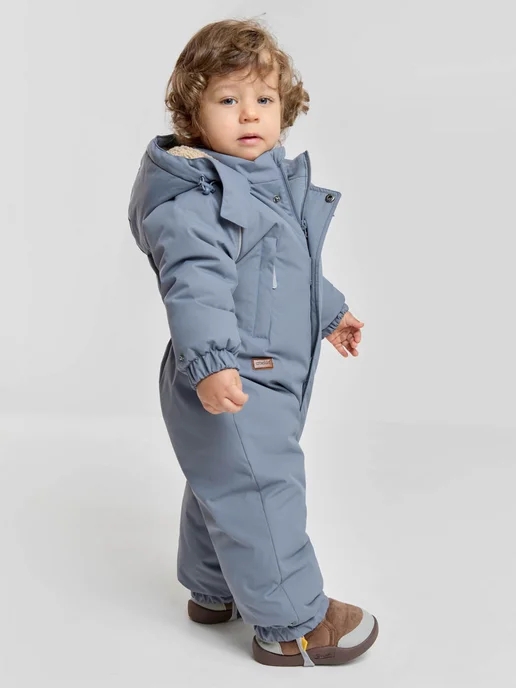 Crockid Ясельный зимний комбинезон для мальчика, мембрана, вариант, фото 3