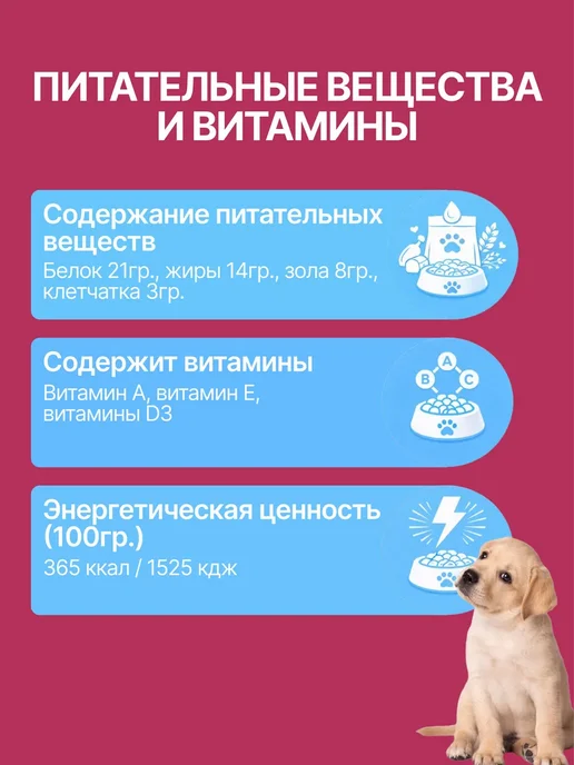 Сухой корм PEDIGREE для собак, щенки, курица, 13 кг, фото 6