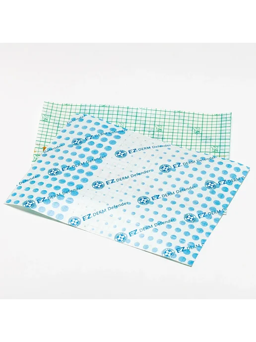 EZ Derm Defender пленка для татуировок, 15cm X 10cm, Защитная 5 листов, в упаковке 44 г