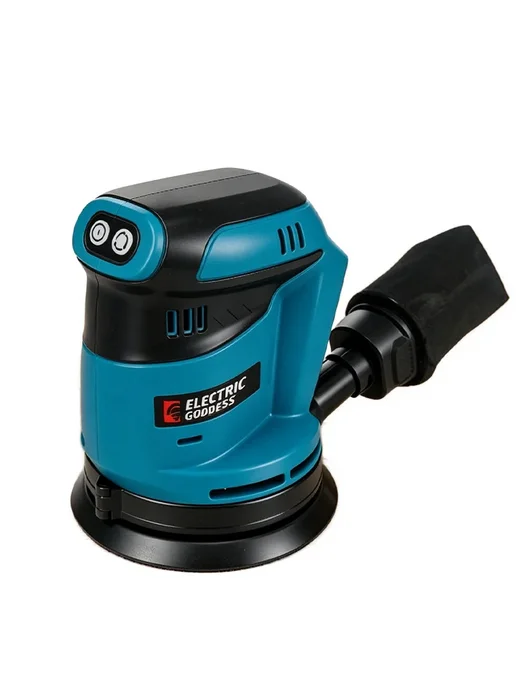 Нет бренда Электрическая орбитальная шлифмашина Makita 18В черный+сини, черный, фото 2