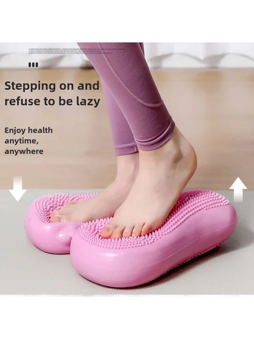 Нет бренда Надувной степпер для ног Balance Step, розовый, фото 3