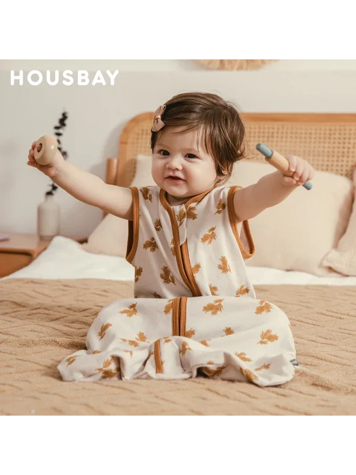 HOUSBAY Летний Спальный Мешок Для Младенцев 3-24 Месяцев, Унисекс, Т, вариант, фото 2