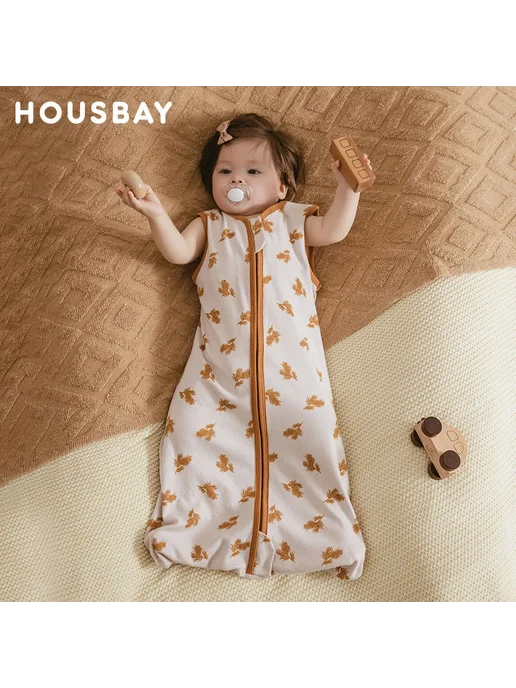 HOUSBAY Летний Спальный Мешок Для Младенцев 3-24 Месяцев, Унисекс, Т, вариант, фото 3