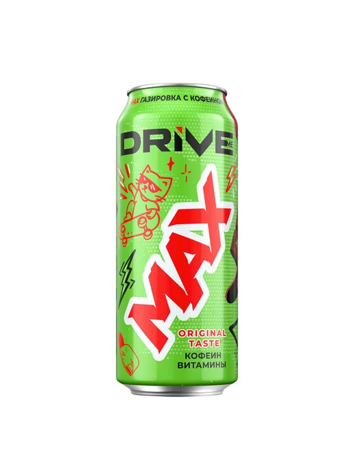 Drive Me Напиток газированный Драйв Ми Max Оригинальный 12*449мл, 449 мл, фото 2