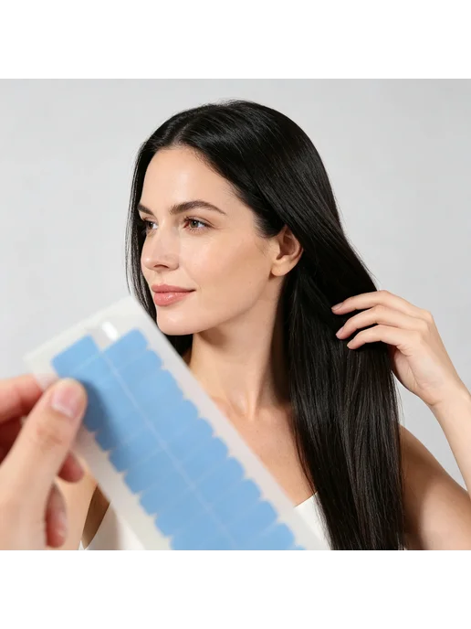 Нет бренда Двусторонний клейкий скотч для наращивания волос Hair Syste, вариант, фото 7