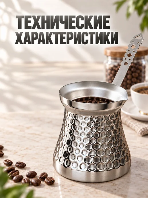Kitchen House` Турка для кофе из нержавеющей стали 360 мл, 360 мл, фото 5