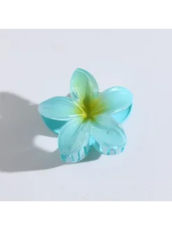 Нет бренда Градиентная цветочная заколка для волос Голубой, LIGHT BLUE