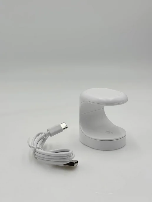 Лампа для гель лака мини, УФ LED лампа для маникюра USB, белый, фото 6