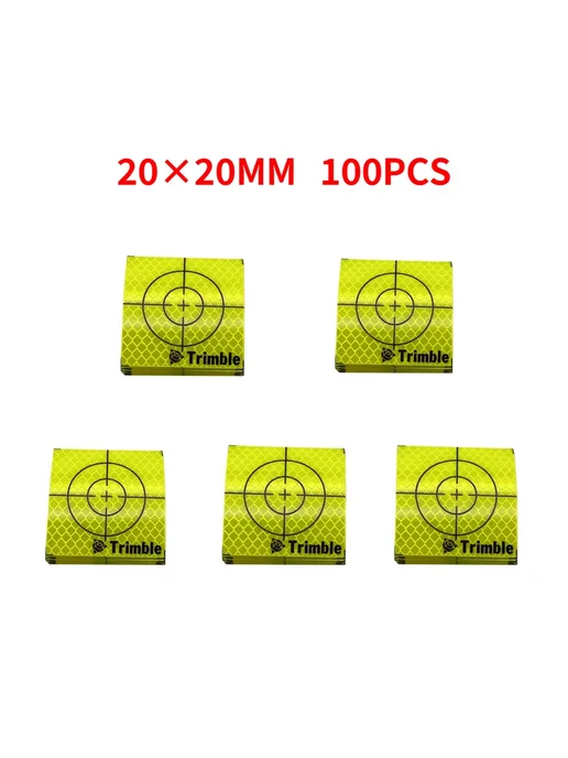 Нет бренда Светоотражающие наклейки Trimble, зелёные, 100 шт. 20X20MM, 100 шт