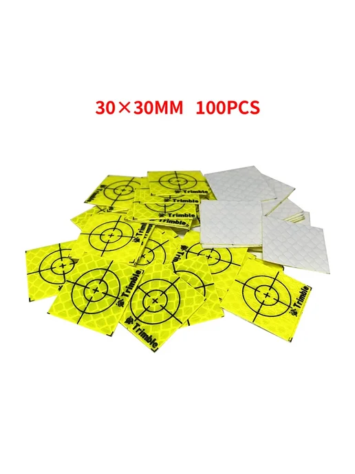 Нет бренда Светоотражающие наклейки Trimble, зелёные, 100 шт. 30X30MM, 100 шт