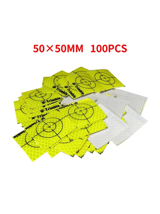 Нет бренда Светоотражающие наклейки Trimble, зелёные, 100 шт. 50X50MM, 100 шт