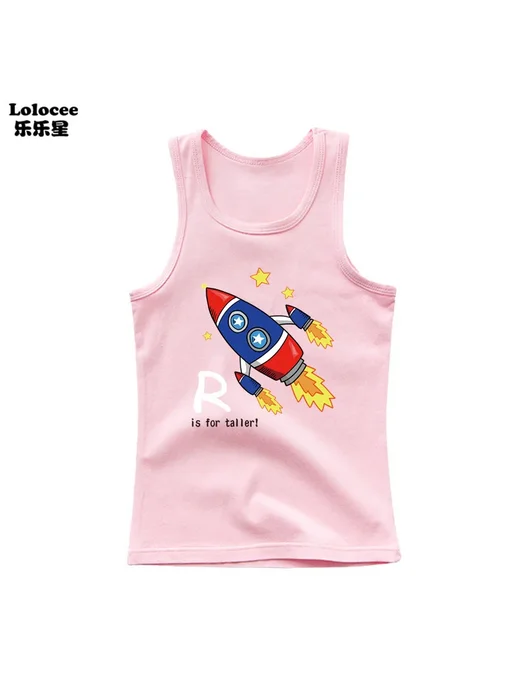 Lolocee модные хлопковые футболки для детей 7-13 лет 5 цвето, вариант