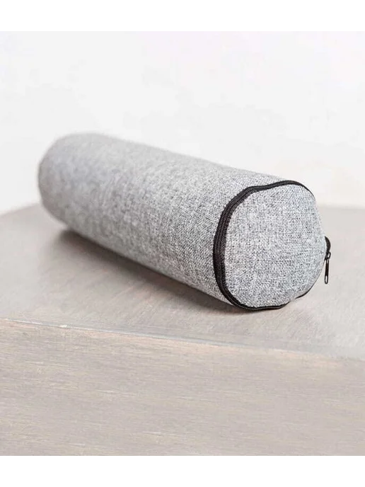 Валик Bio-Textiles болстер для йоги, с наполнителем лузги гр, серый, фото 4