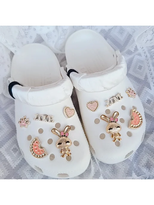 Нет бренда 50 Шт. Декоративные Подвески Для Crocs, Украшения Для Обуви, 50 шт, фото 5