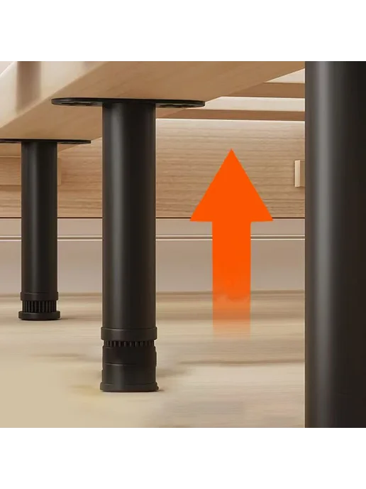 HUXUAN Регулируемые ножки для мебели, черный, фото 4
