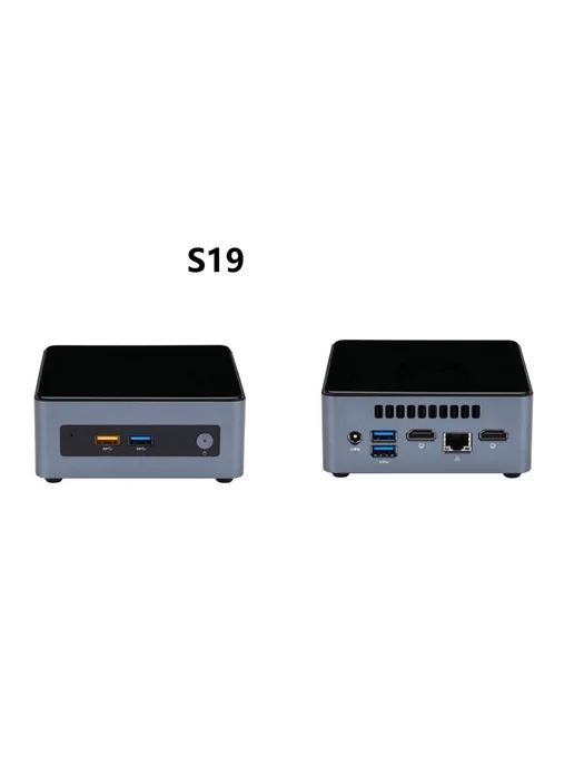 Мини ПК S19 Intel J5005 (mini pc), серый