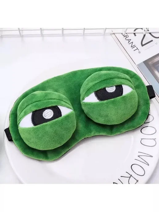 eye mask Маска для сна 3D универсальный, зеленый, фото 4