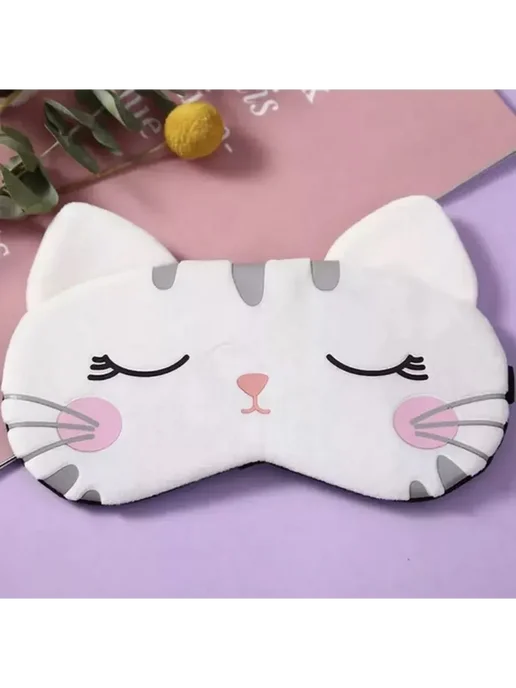 eye mask Маска для сна 3D универсальный, белый, фото 2