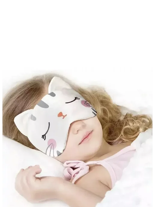 eye mask Маска для сна 3D универсальный, белый, фото 6