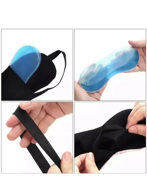 eye mask Маска для сна 3D универсальный, белый, фото 8