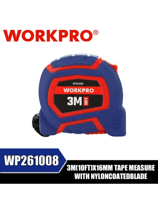 Нет бренда WORKPRO рулетка 5м WP261009 5M, 5 м, фото 2