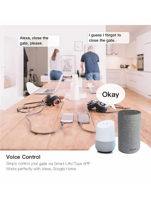 MatSee Plus Умный Wi-Fi Контроллер Tuya Smart Life Для Гаражных Ворот С, вариант, фото 3