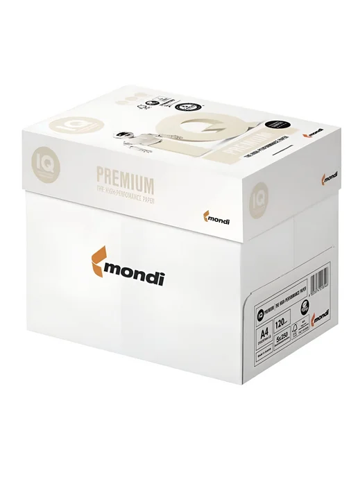 Бумага IQ Premium A4, 120 г/м², 250 листов, 1 пачка, фото 3