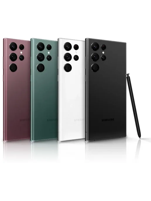 Смартфон Samsung S22 Ultra 12/256 ГБ, красный, фото 5