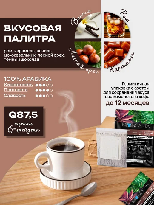 Дрип кофе Колумбия Кастильо Ром Specialty, 100% арабика, 5шт, 5 шт, фото 2