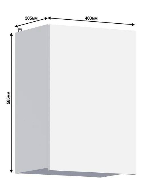 СТОЛПЛИТ Кухонный модуль навесной Леон 40х30.5х58.5 см, 40x30.5x58.5 см, фото 3