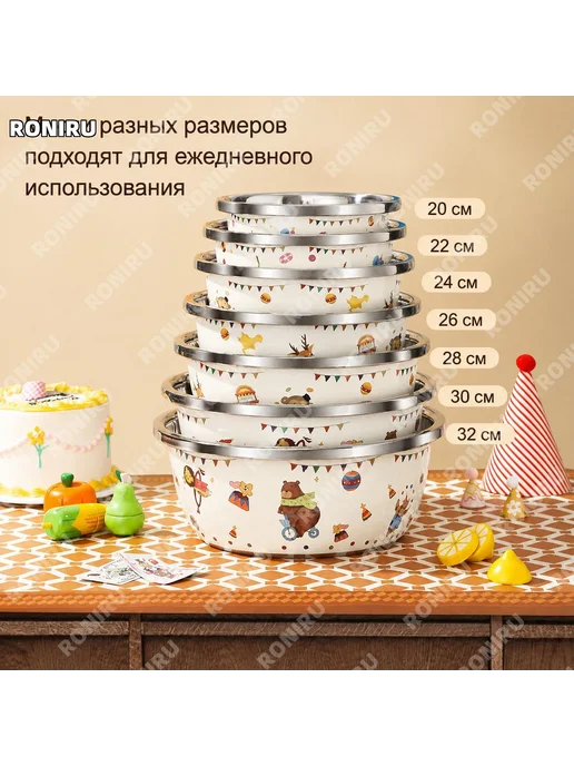 Тазик для мытья бутылочек 316 сталь с крышкой 20 см, вариант, фото 2